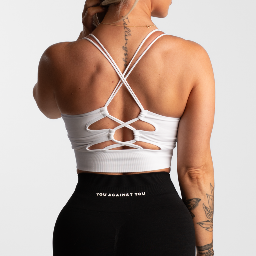 Elevate Sports Bra - White