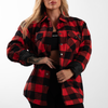 RECKLESS Flannel Jacket - Red