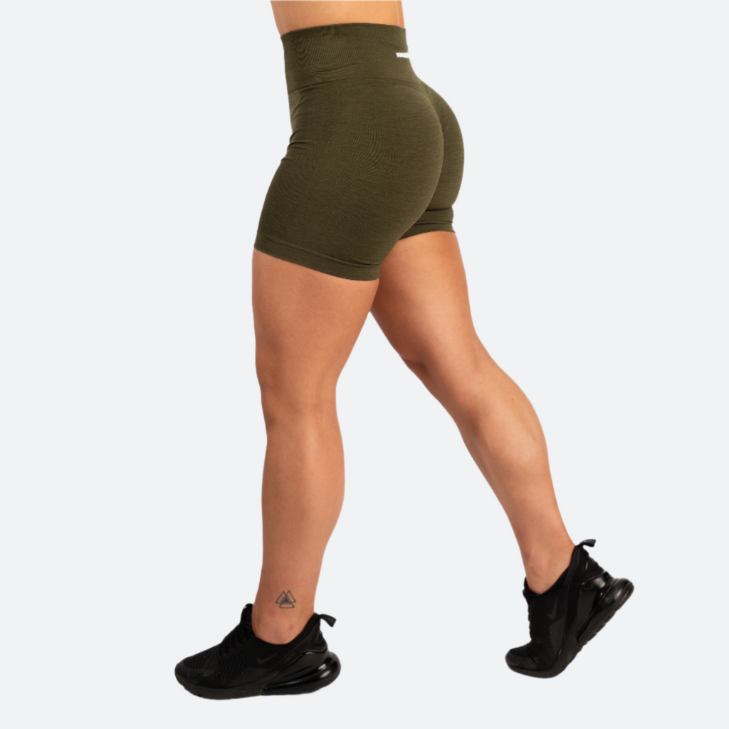 Elevate scrunch shorts - Army green