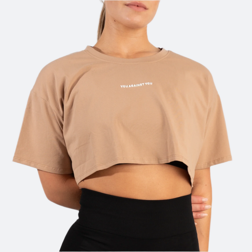 Elevate Crop Top - Beige