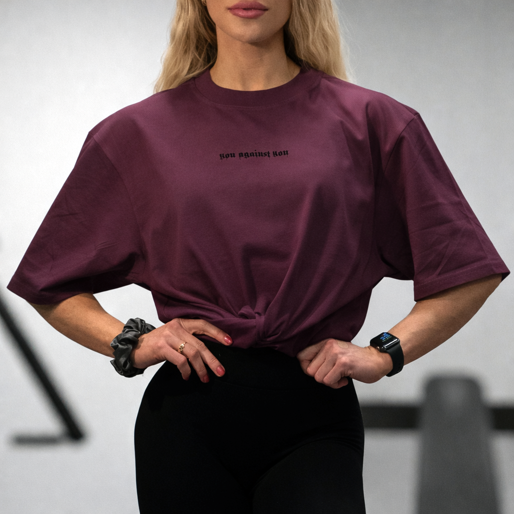 Thrive Oversize T-shirt - Deep Purple